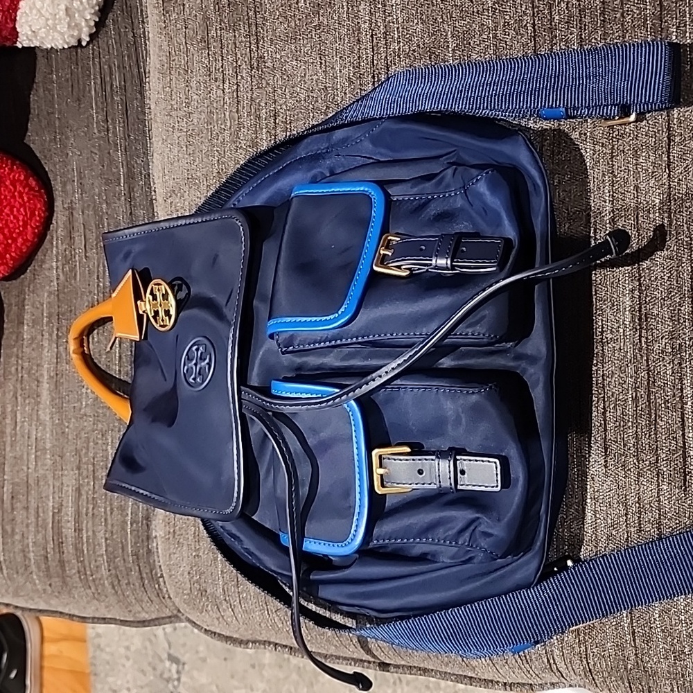 Tory Burch Perry Nylon Flap Backpack